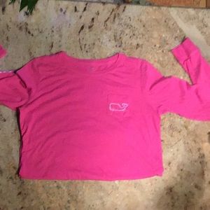 VineyardVines Long Sleeve Whale Print Tee